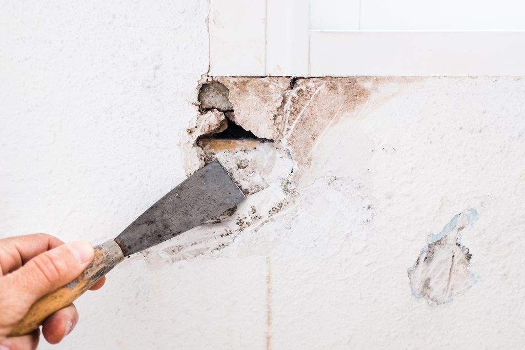 Mastic de réparation de mur pour trous de mur, sûr et inodore, colle de  réparation de murs secs rapidement et facilement remplir : :  Bricolage